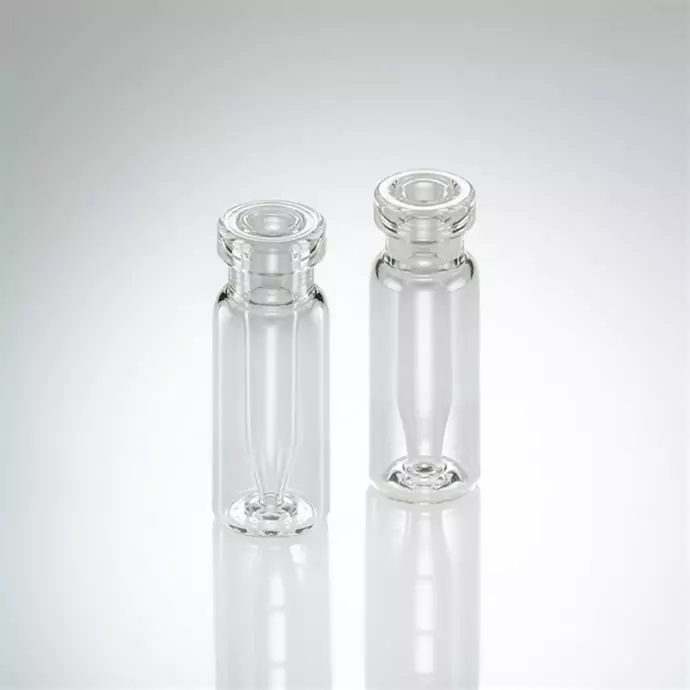 300ul Clear glass crimp top fused insert vial, 12x32mm